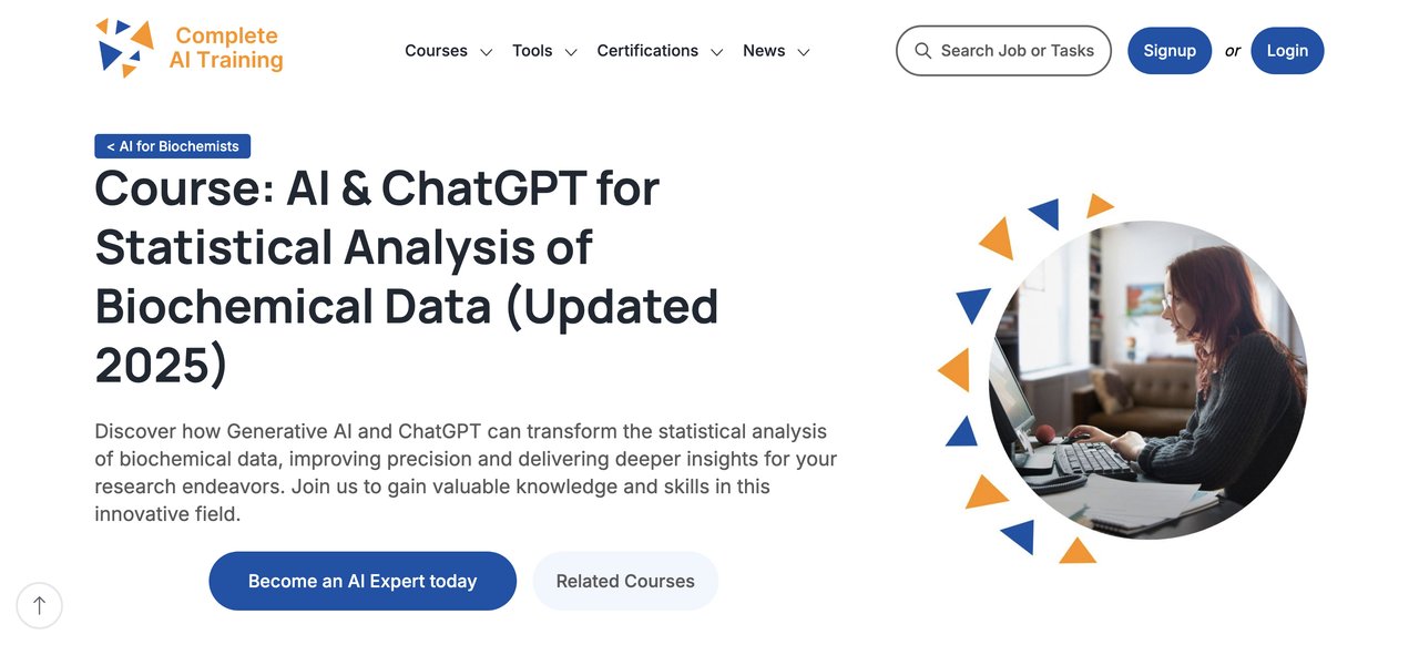 AI & ChatGPT for Statistical Analysis of Biochemical Data
