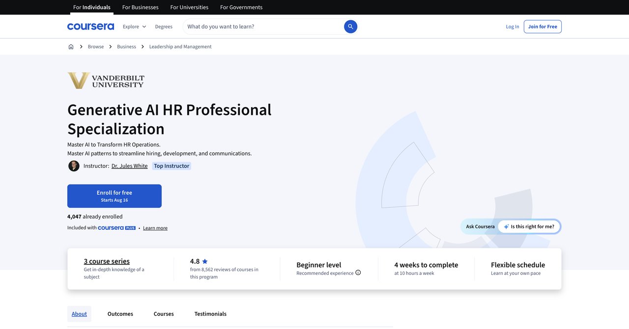 Generative AI HR Professional