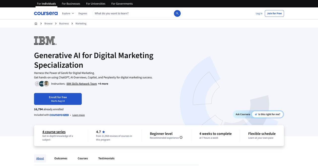 IBM Generative AI for Digital Marketing