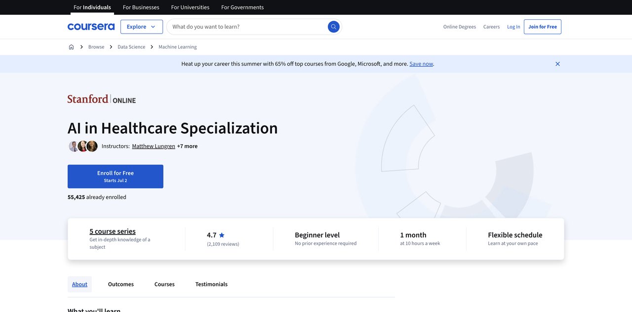 Stanford AI in Healthcare