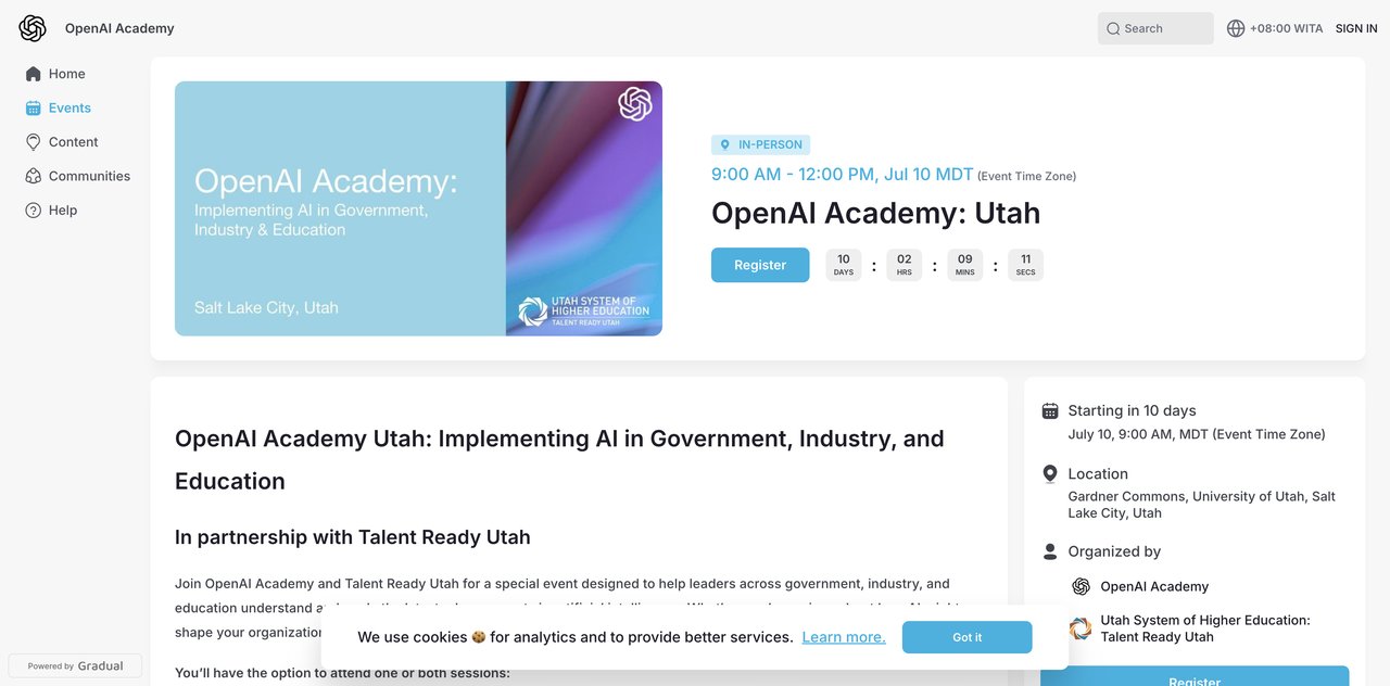 OpenAI Academy Utah