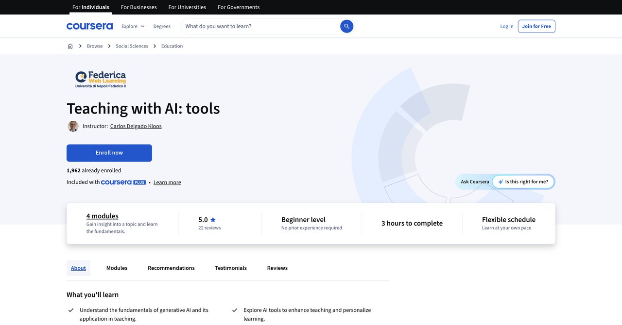 Teaching with AI - Tools