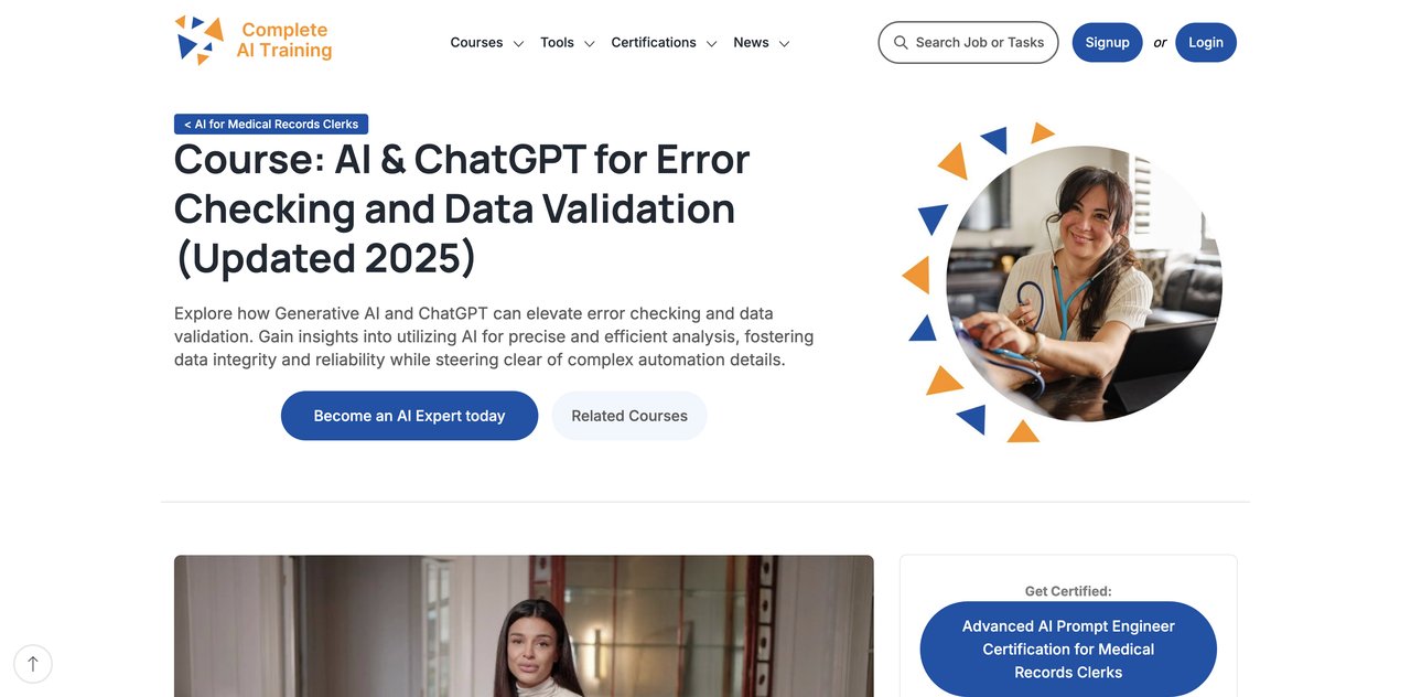 AI & ChatGPT for Error Checking and Data Validation