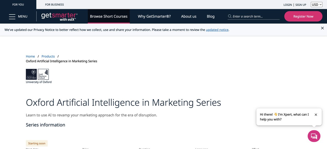 Oxford AI in Marketing Series