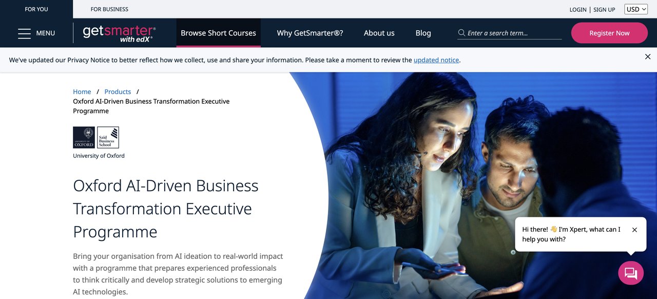 Oxford AI-Driven Business Transformation