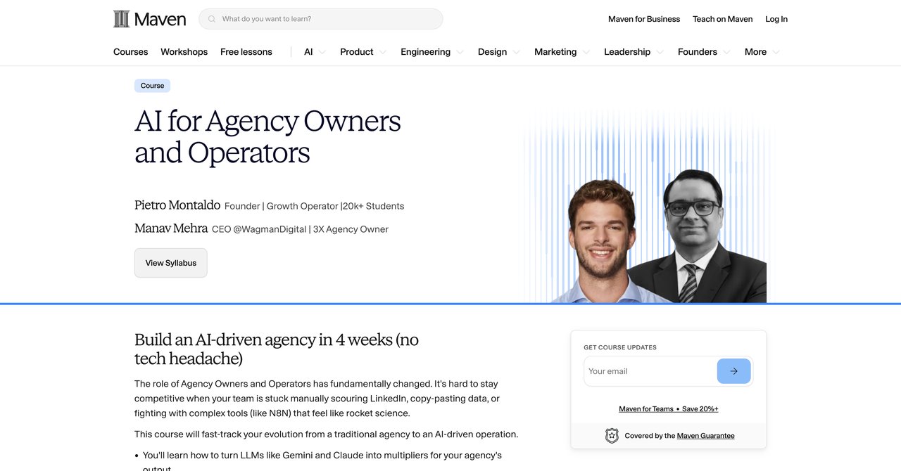 AI for Agency Owners by Maven