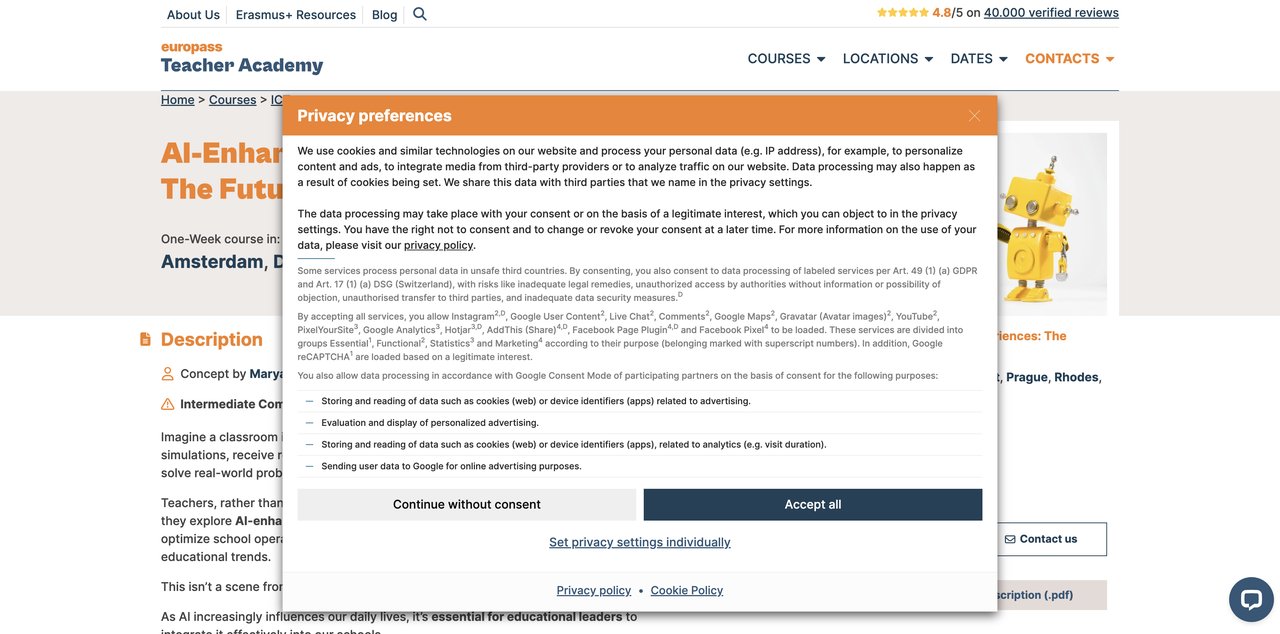 AI-Enhanced Learning Experiences