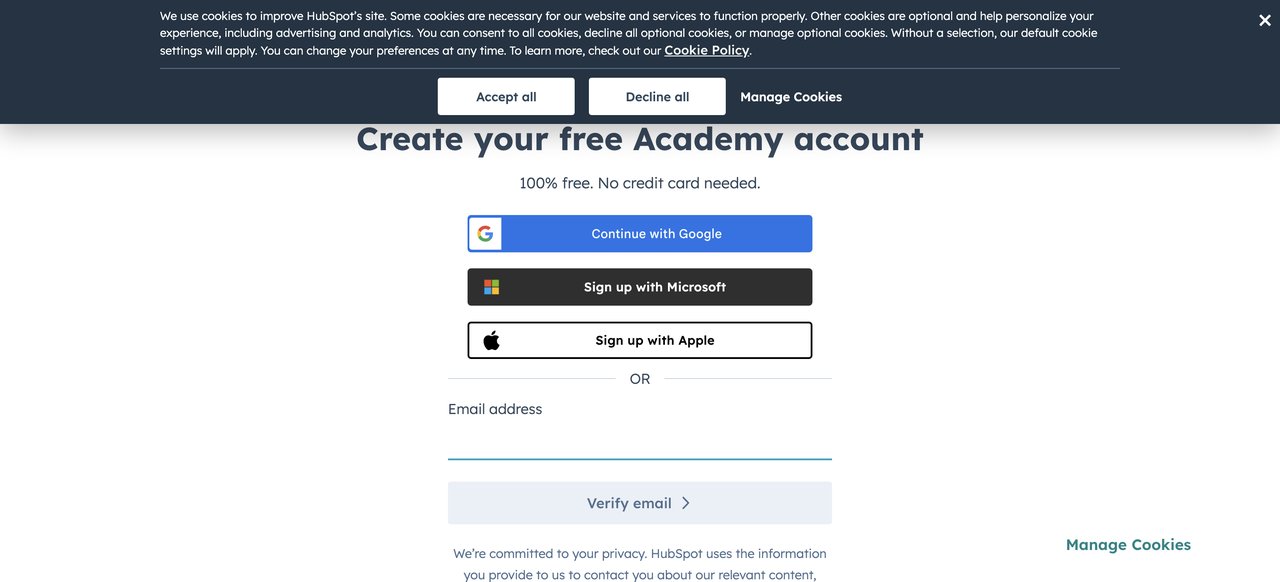 HubSpot Academy AI Course