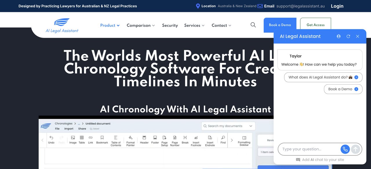 AI Legal Chronologies