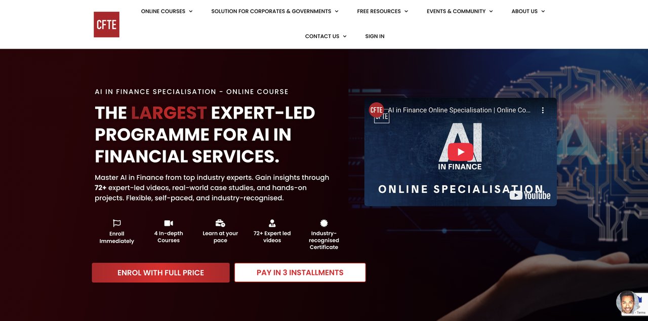 AI in Finance Specialisation