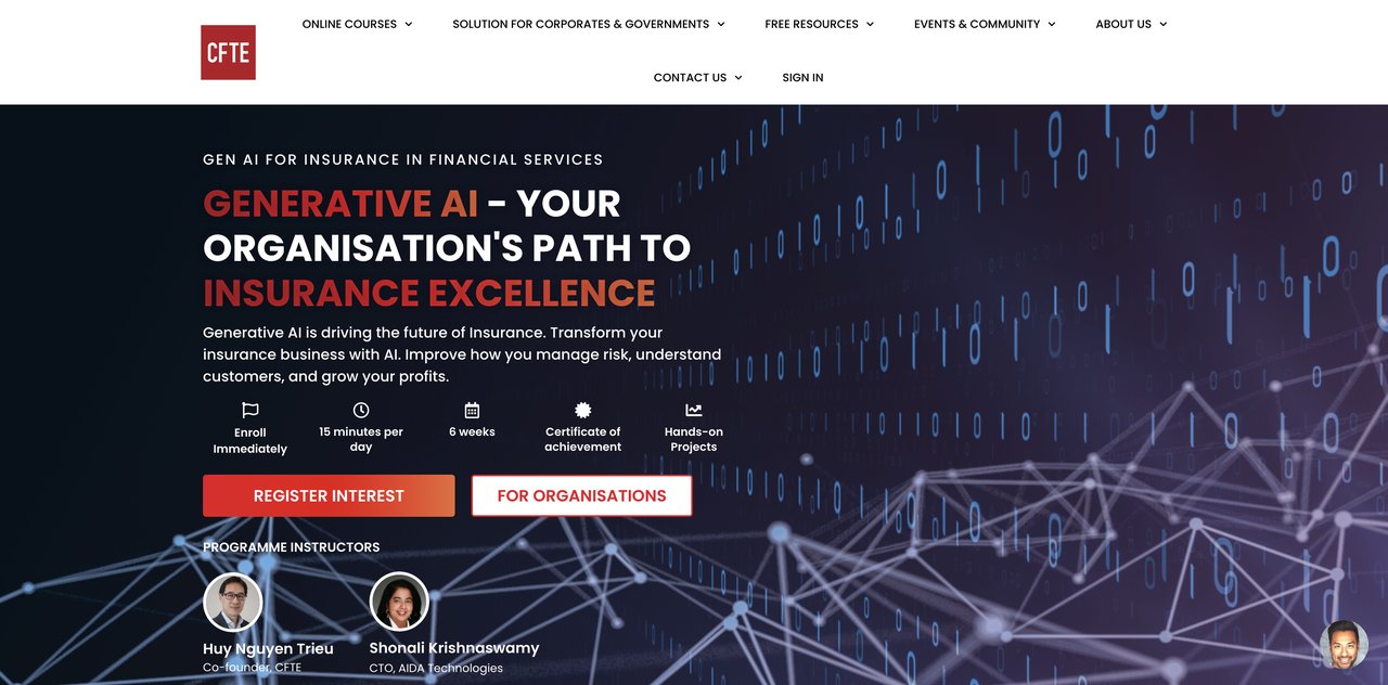 Generative AI for Insurance by CFTE