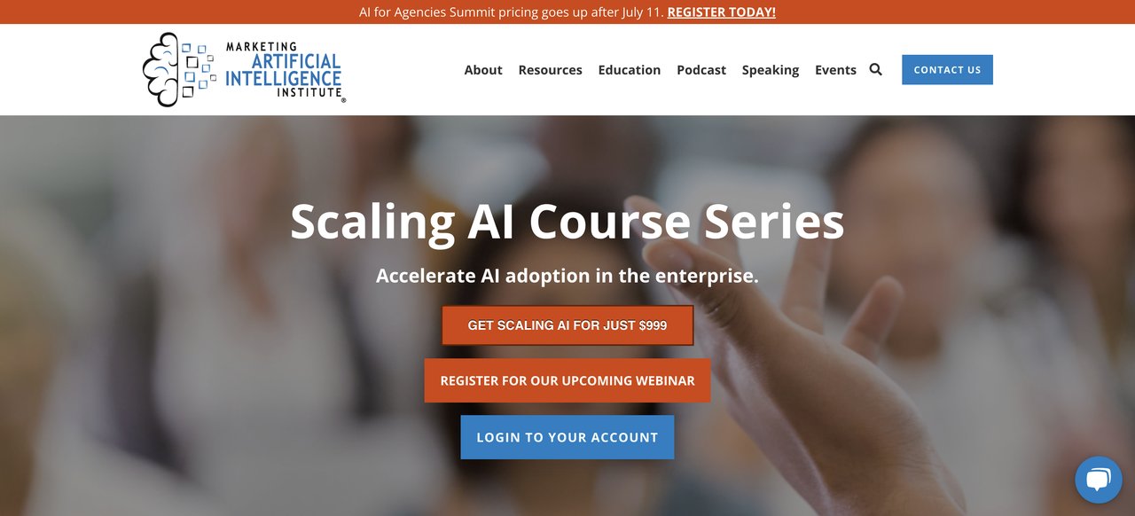 Marketing AI Institute Scaling Course