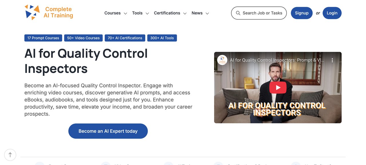 AI for Quality Control Inspectors