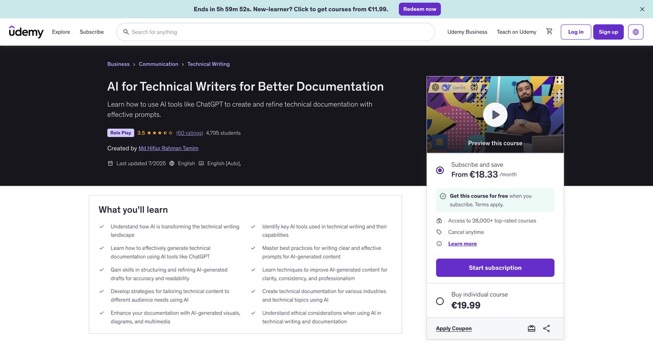 AI for Technical Writers for Better Documentation