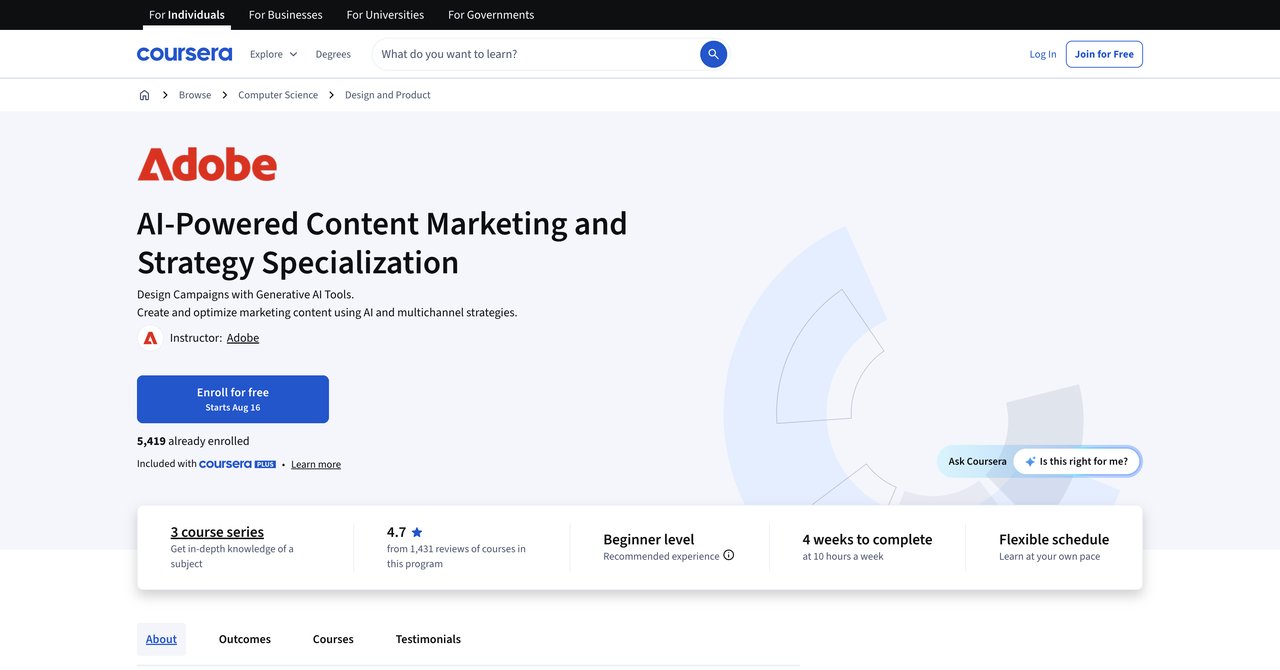AI-Powered Content and Marketing by Adobe