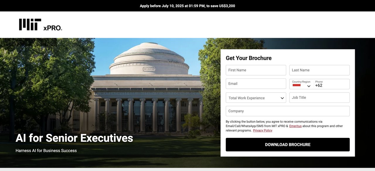 AI for Senior Executives by MIT xPRO