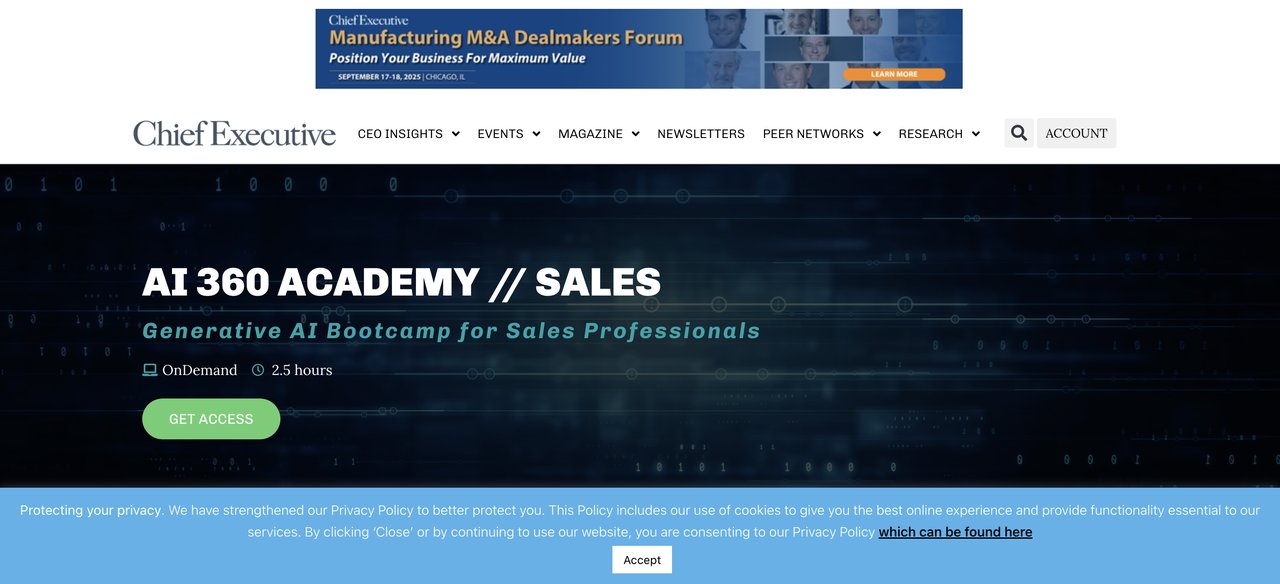 AI 360 Academy: Sales