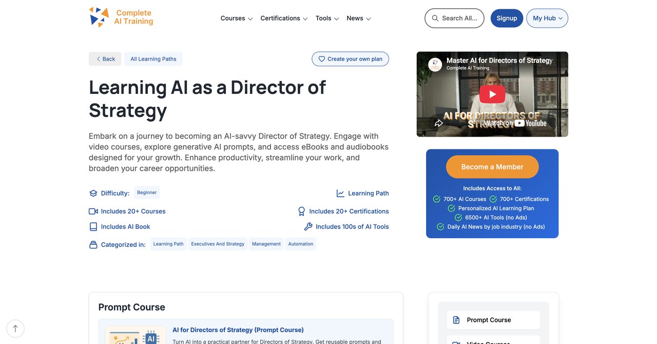 CompleteAI Training - AI for Directors of Strategy