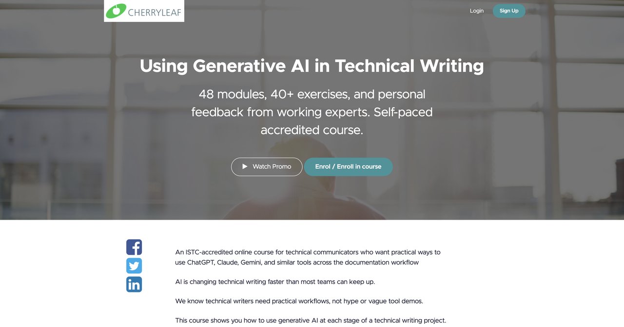 Using Generative AI in Technical Writing