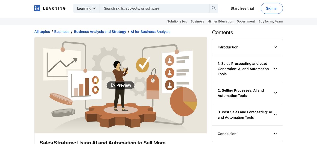Sales Strategy: Using AI and Automation To Sell More