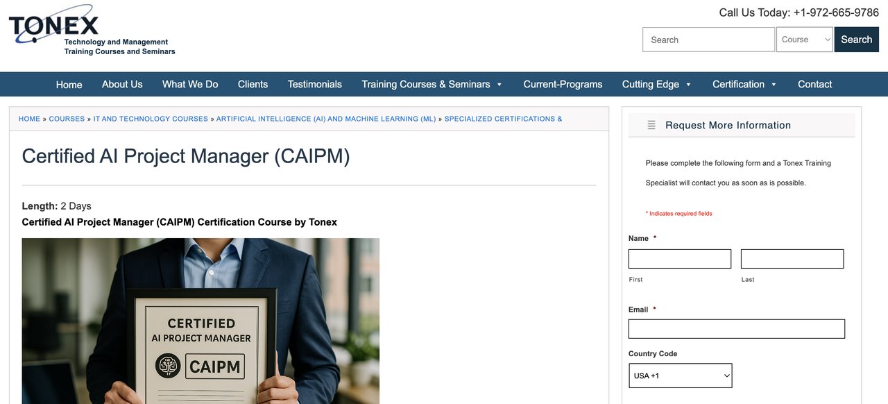 Certified AI Project Manager