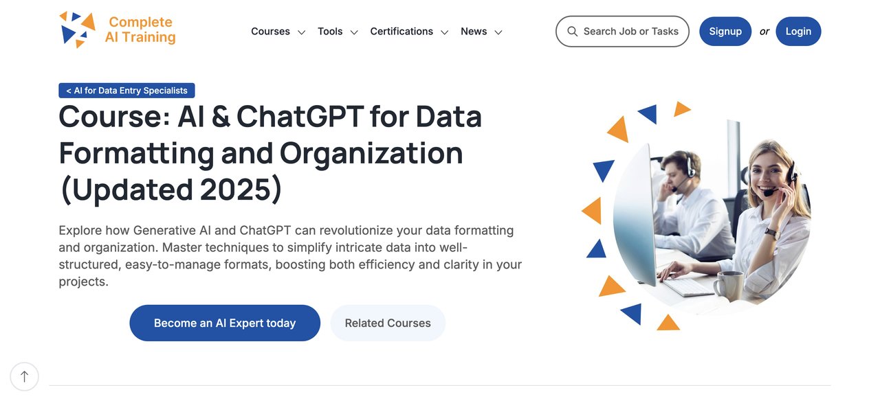 AI & ChatGPT for Data Formatting and Organization