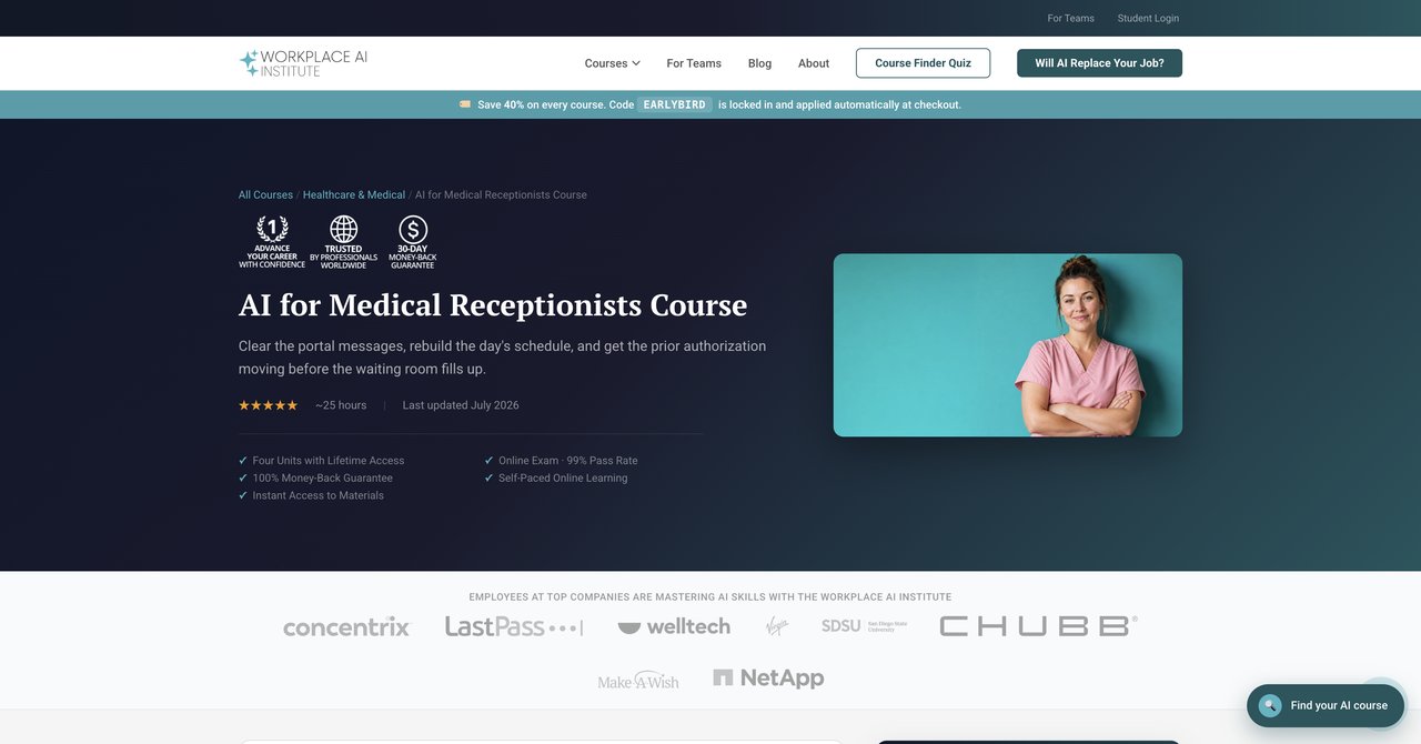 AI for Medical Receptionists Course
