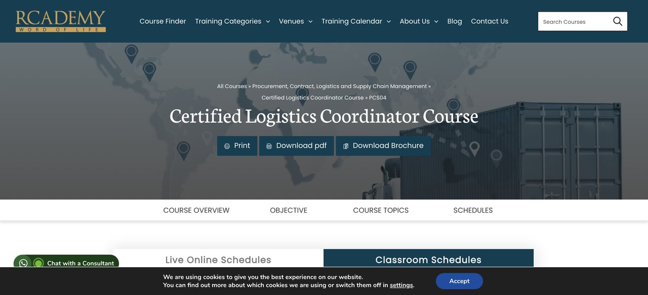 Certified Logistics Coordinator Course