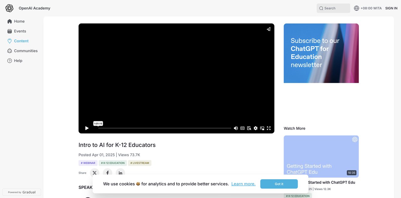 Intro to AI for K-12 Educators