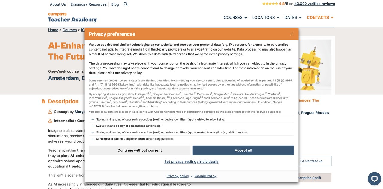 AI-Enhanced Learning Experiences