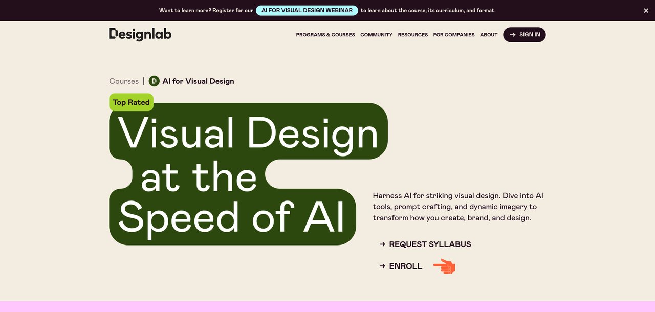 AI for Visual Design by Designlab