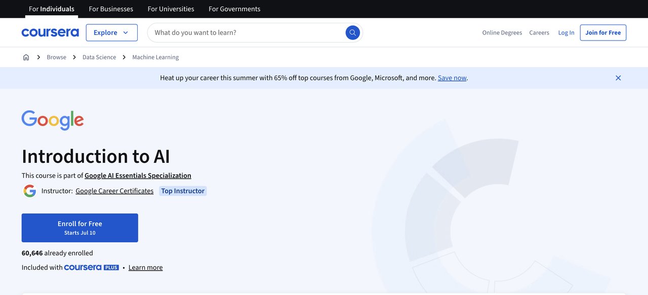 Introduction to AI by Google