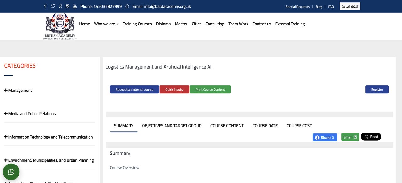BATD Logistics AI