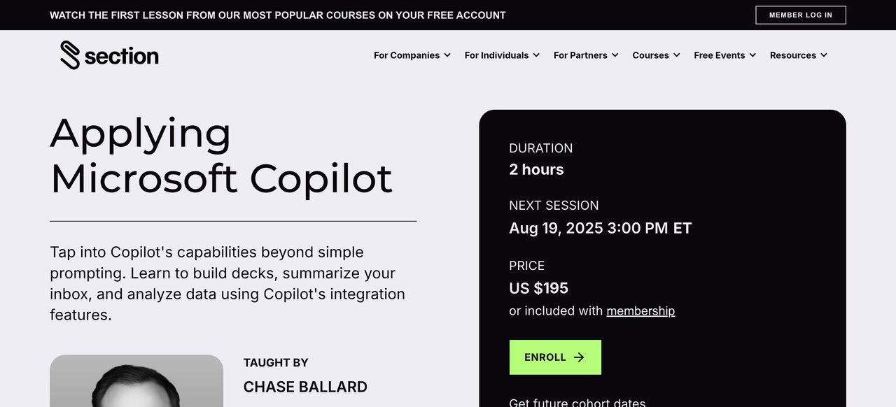 Applying Microsoft Copilot