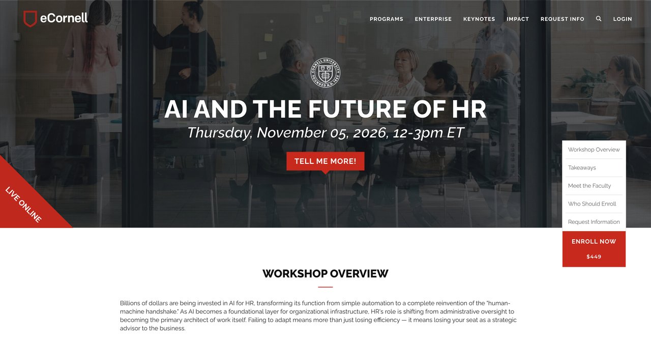 eCornell AI and the Future of HR