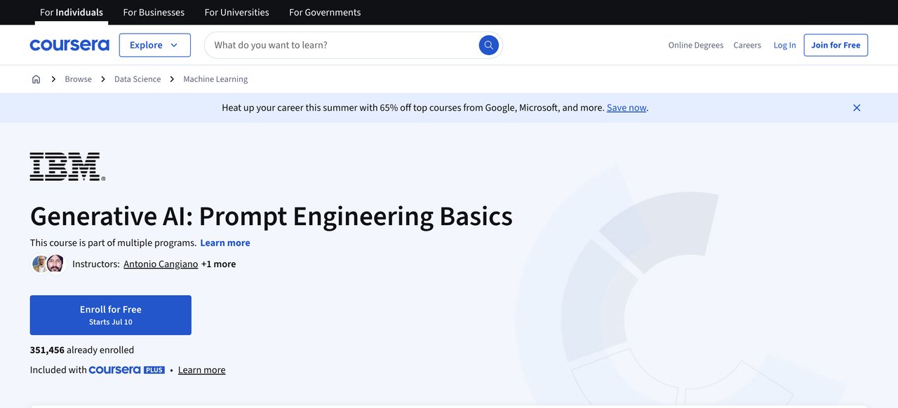 Generative AI: Prompt Engineering Basics