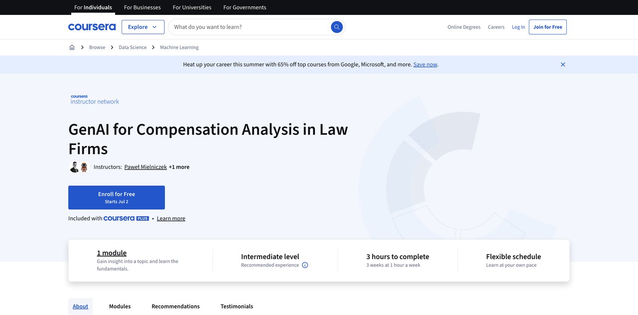 GenAI for Compensation Analysis in Law Firms