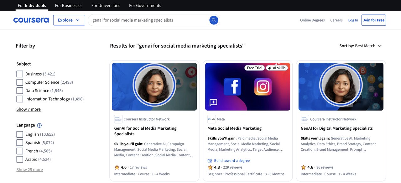 Meta Social Media Management