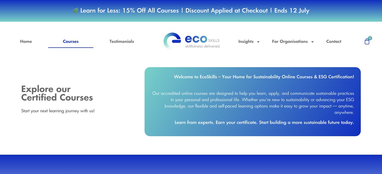 Sustainability Intelligence Course