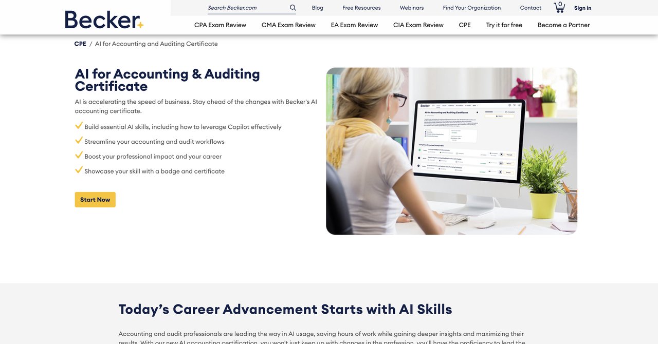 AI Accounting & Auditing Certificate