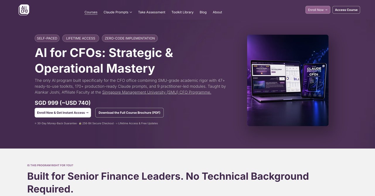 AI for CFOs - Alankar Joshi