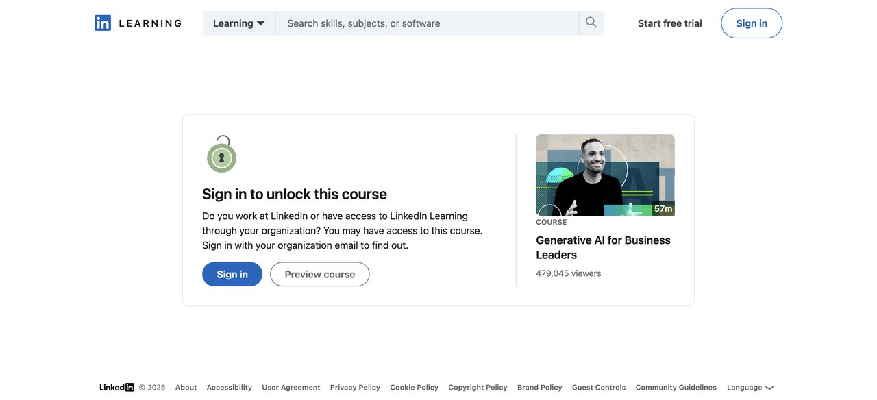 Generative AI for Business Leaders