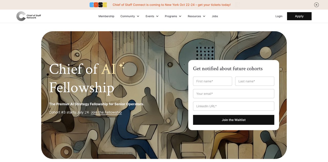 Chief of AI Fellowship