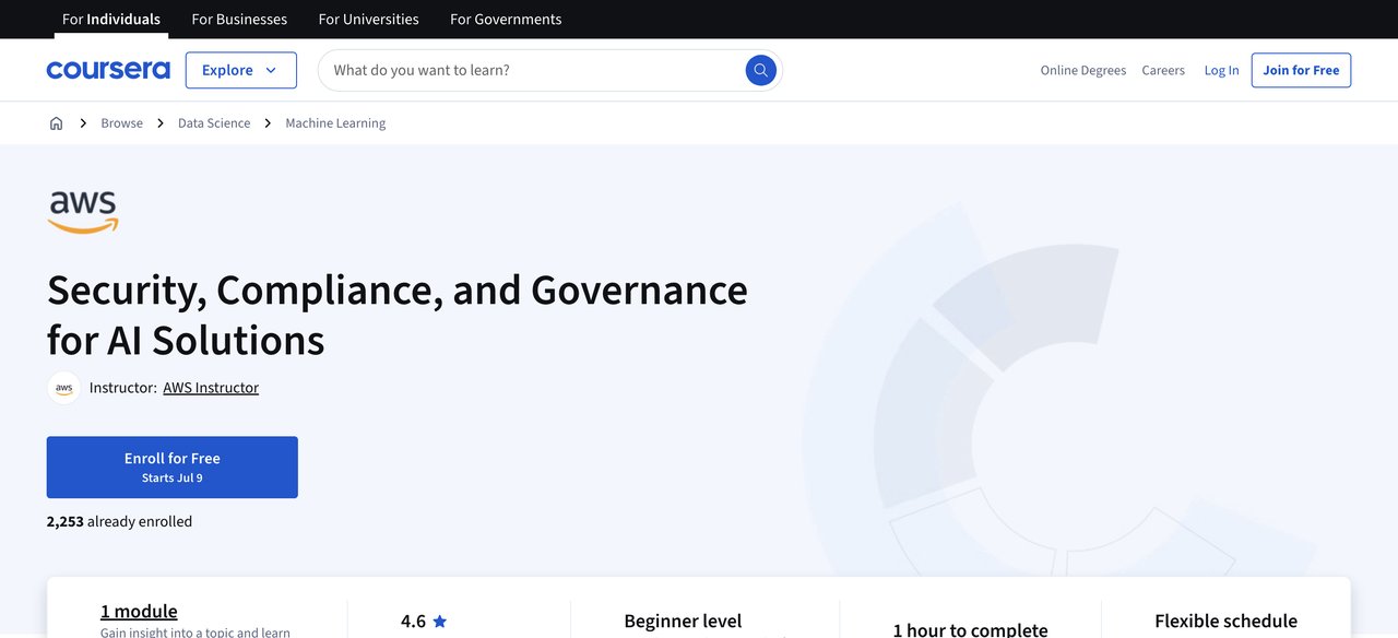 Security, Compliance, and Governance for AI Solutions