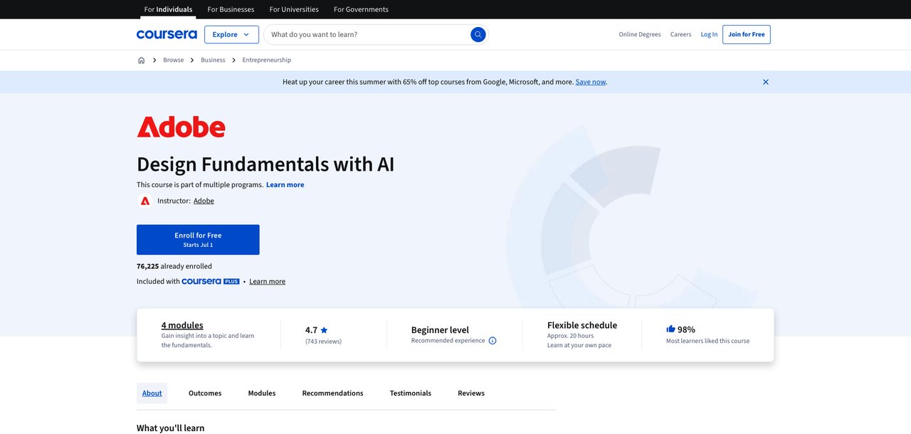 Adobe Design Fundamentals with AI