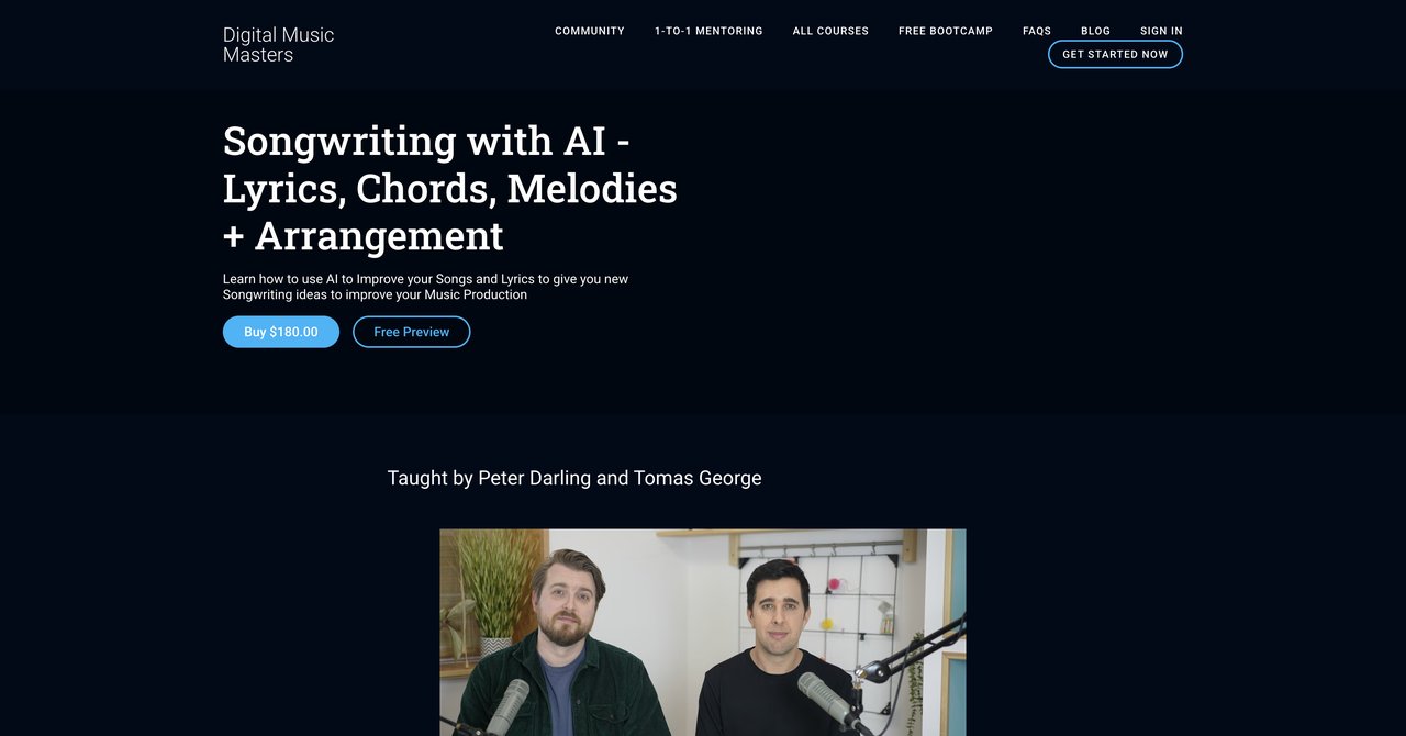 Songwriting with AI by Digital Music Masters
