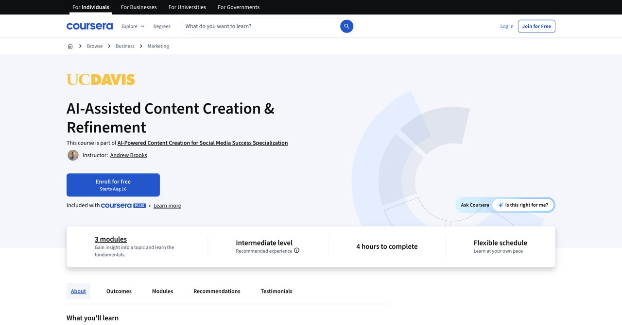 AI-Assisted Content Creation and Refinement