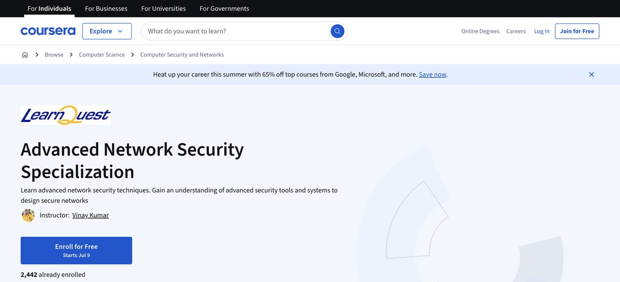 Advanced Network Security