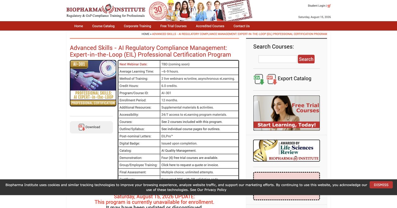 BioPhMA AI Regulatory Compliance Management