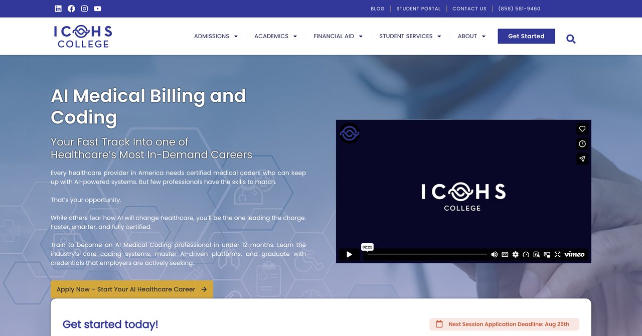 AI Medical Billing and Coding Certification by ICOHS
